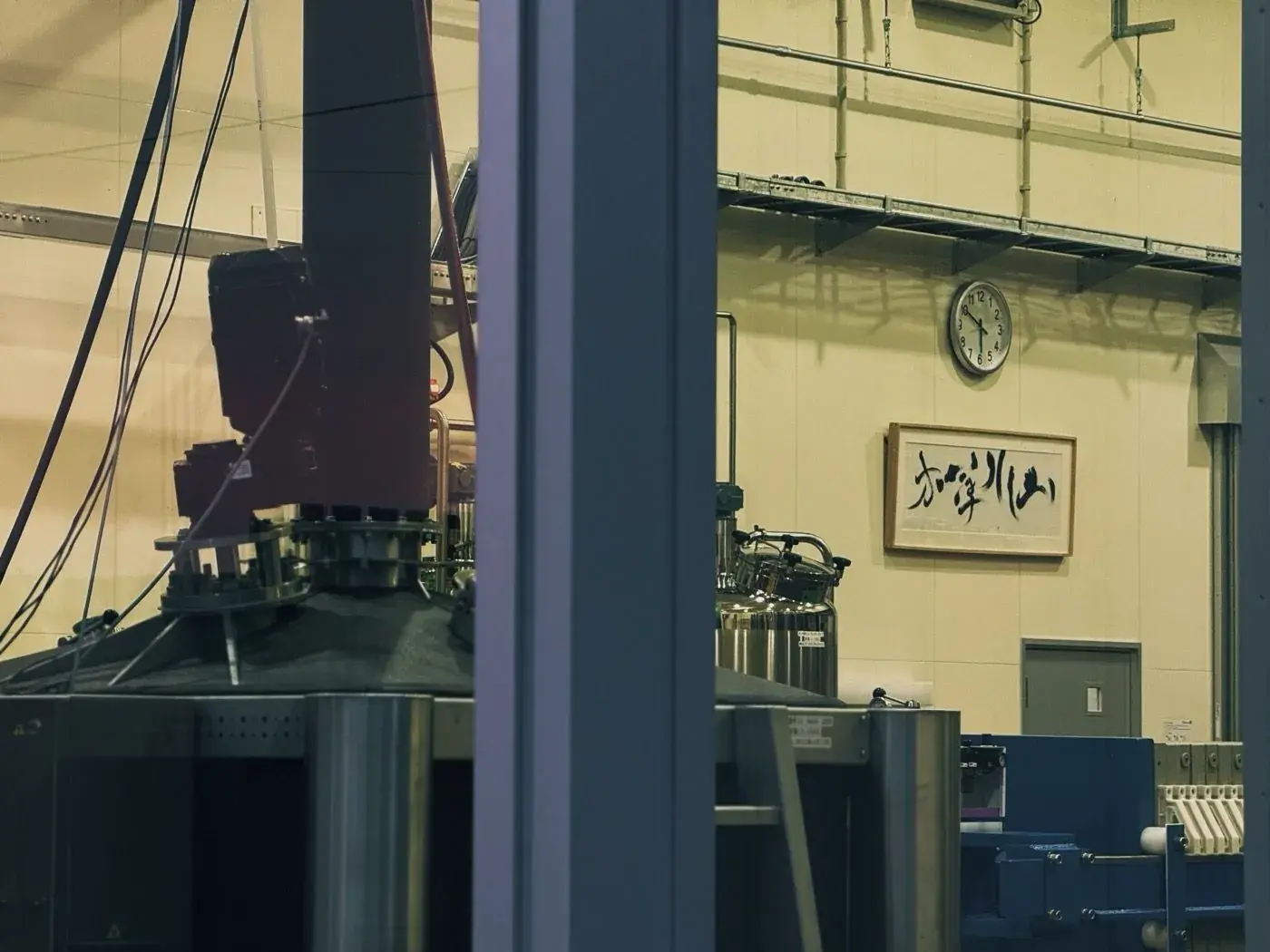 醸造フロアの全景